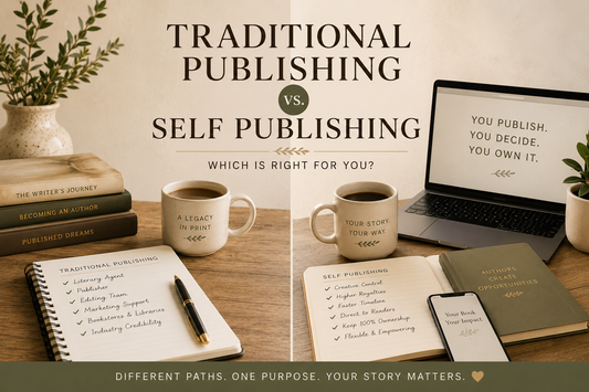 Traditional Publishing vs. Self Publishing: Which Is Right for You?