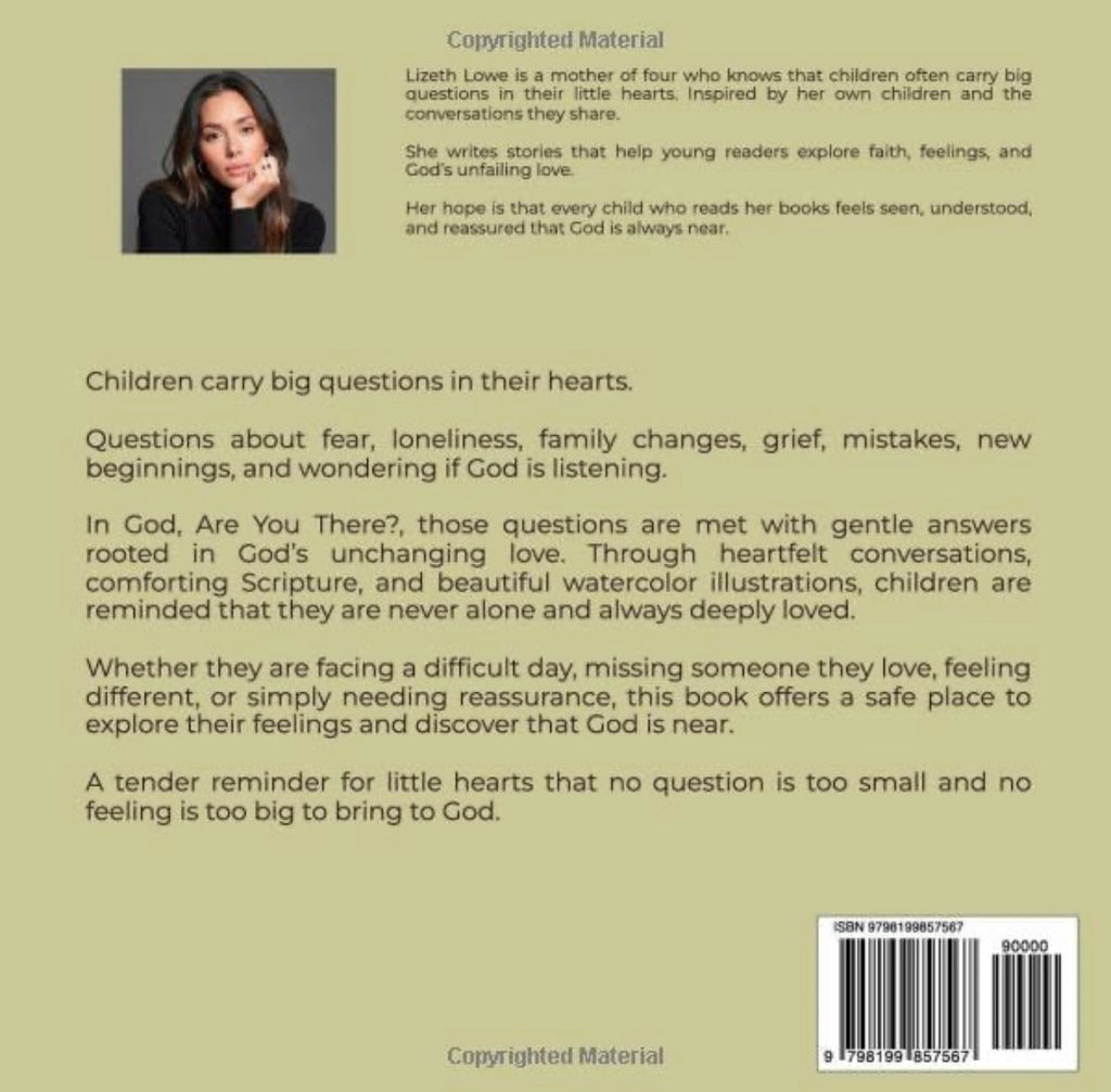 Signed Copy of God, Are you There?: A Conversation Between a Child and God