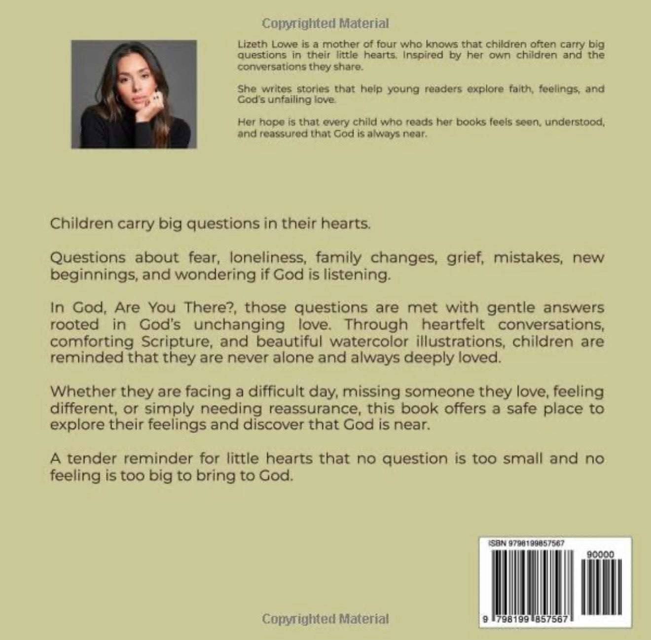 Signed Copy of God, Are you There?: A Conversation Between a Child and God