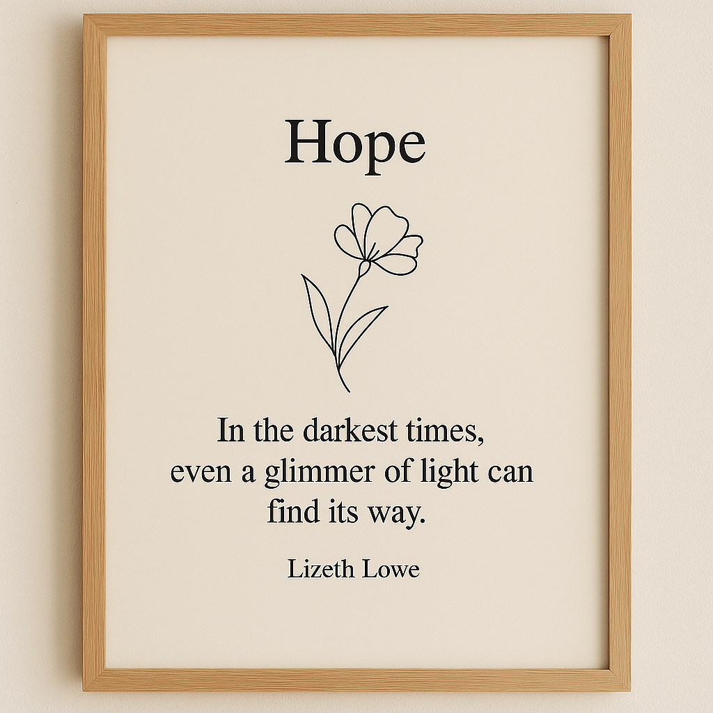 Art Prints with Lizeth Lowe Quotes